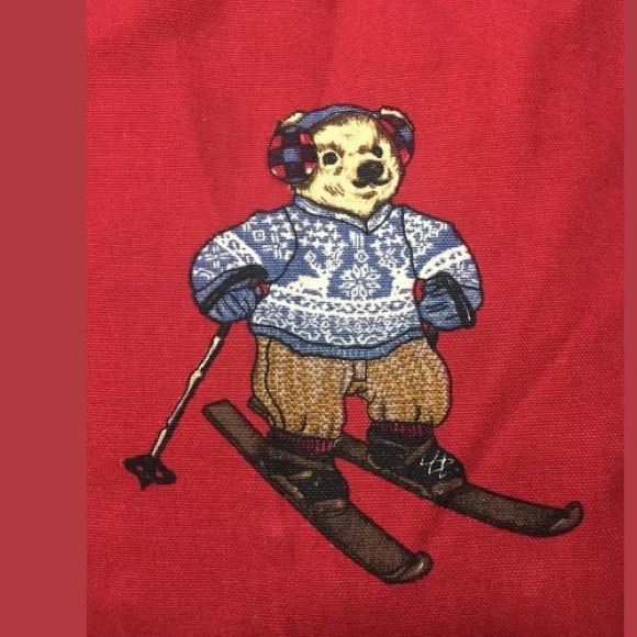 Polo Ralph Lauren embroidered ski bear backpack - Picture 2 of 7